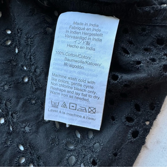 Madewell ruffle sleeve eyelet top - Picture 6 of 6